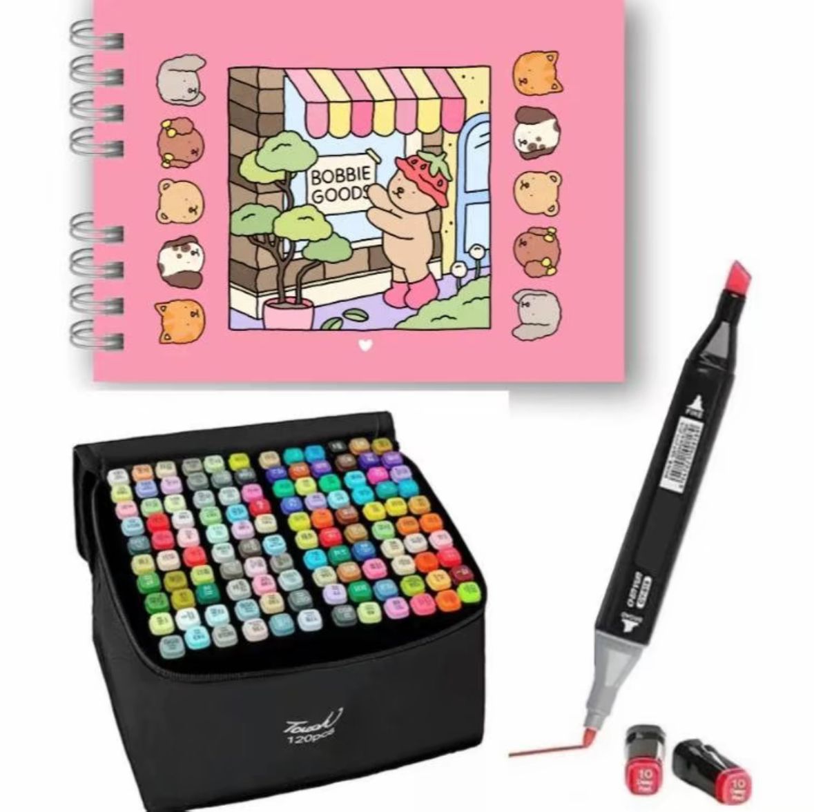 Kit Livro de Colorir + Canetinhas – Diversão e Criatividade para Crianças