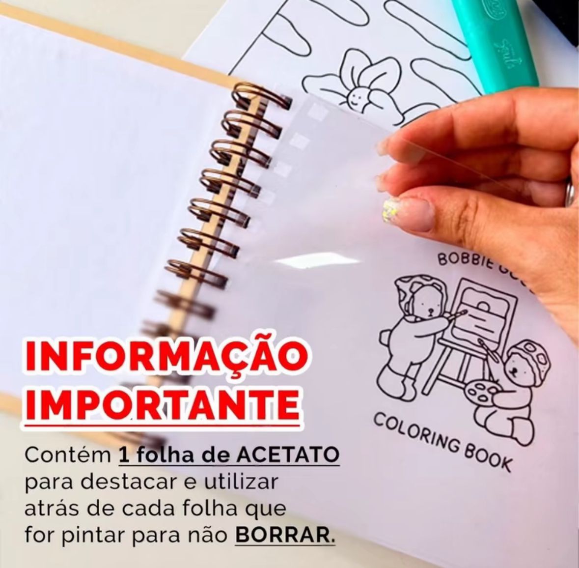 Kit Livro de Colorir + Canetinhas – Diversão e Criatividade para Crianças