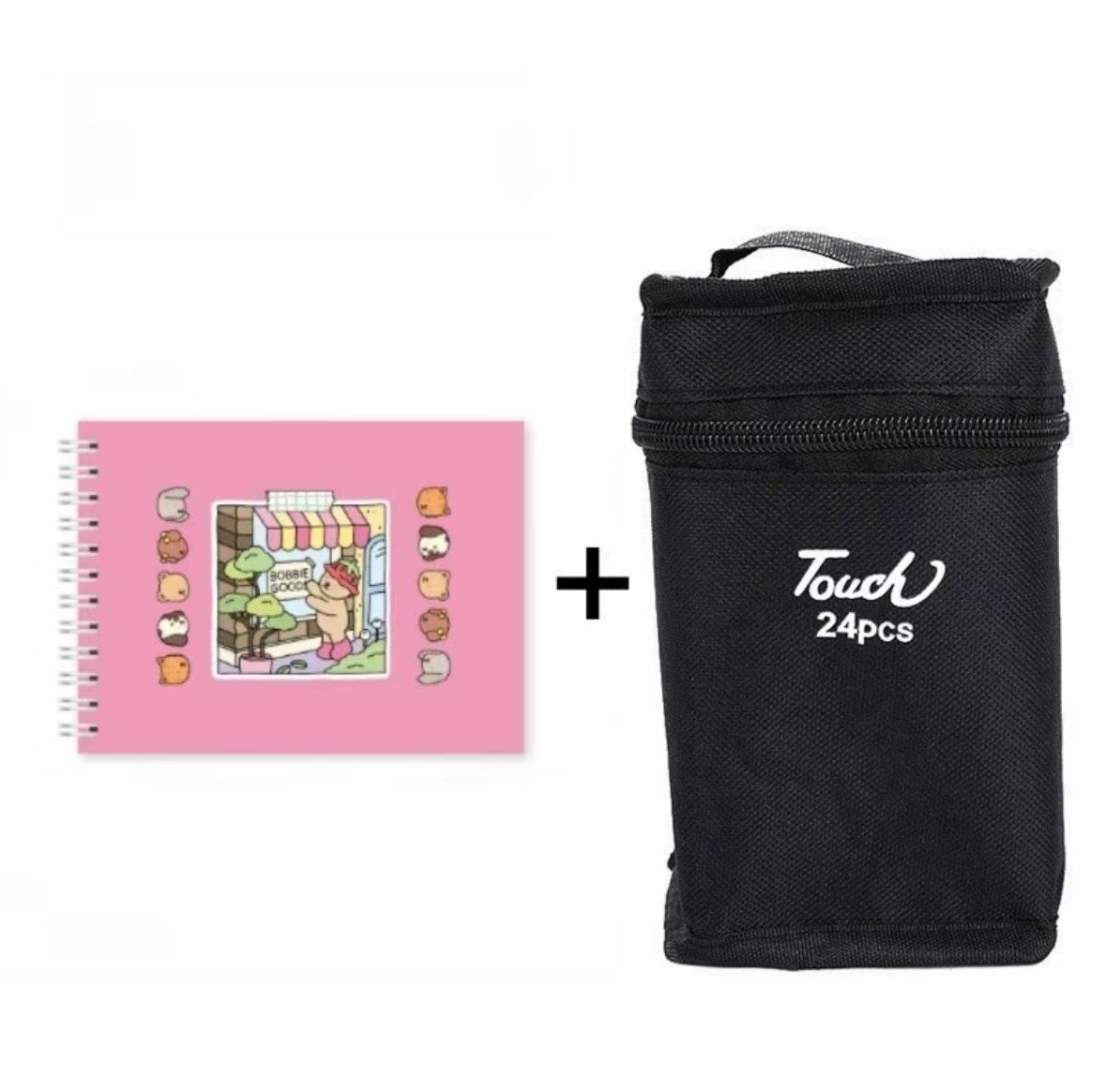 Kit Livro de Colorir + Canetinhas – Diversão e Criatividade para Crianças